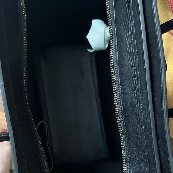 Celine Tricolor Tote Bag in Green, Cream and Black New!